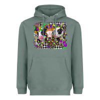 Sage mardi gras heifers Heavyweight Hoodie - CowGirlArtShop
