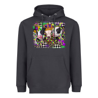 Mardi Gras Heifers Heavyweight Hoodie | Teevron