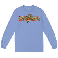 Colony Blue Mama Christmas lightning bolt Long Sleeve Tee - NancyCooperArtShop