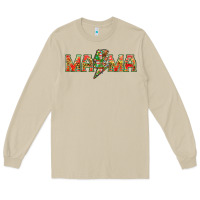 Mushroom Mama Christmas lightning bolt Long Sleeve Tee - NancyCooperArtShop