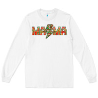 White Mama Christmas lightning bolt Long Sleeve Tee - NancyCooperArtShop