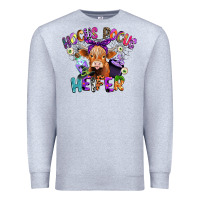 Heather Grey hocus pocus heifer Premium Sweatshirt - CowGirlArtShop