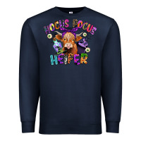 Navy hocus pocus heifer Premium Sweatshirt - CowGirlArtShop