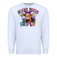 White hocus pocus heifer Premium Sweatshirt - CowGirlArtShop