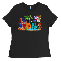 Black it's in my dna Ladies Tee - AdoDesignShop