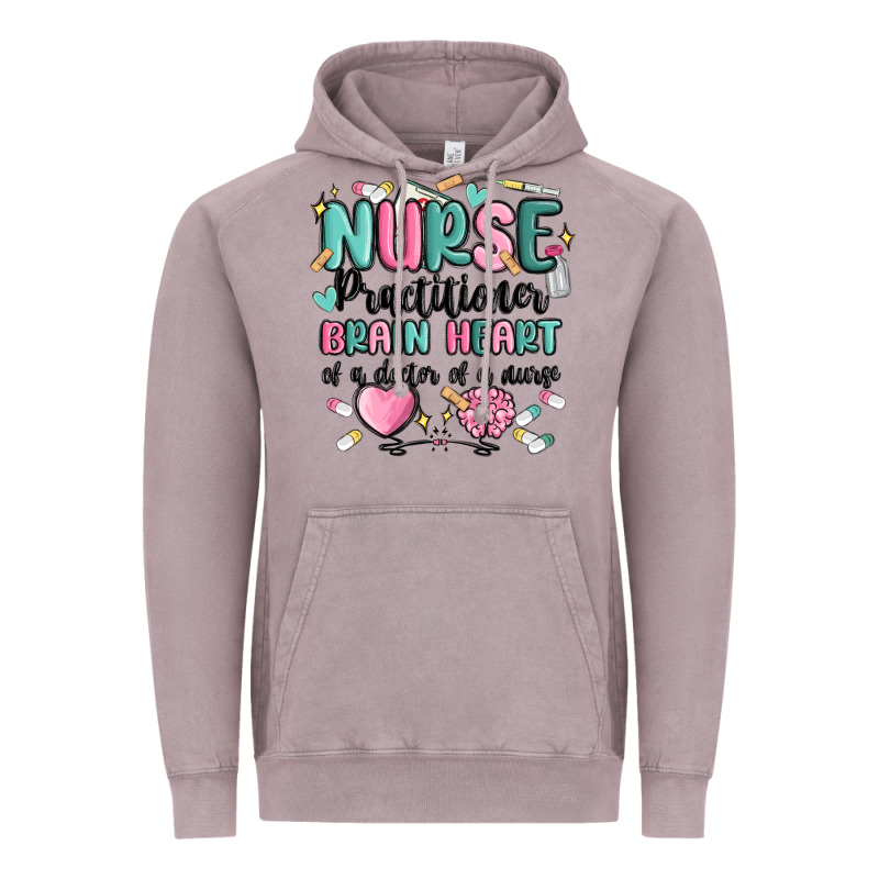 Nurse Practitioner Vintage Hoodie by MaliasSmallBusiness | Teevron