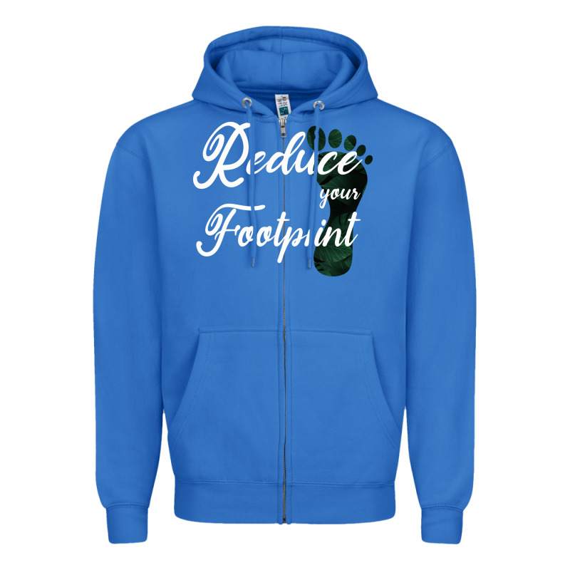 Climate Change Reduce Your Carbon Footprint Gift Zipper Hoodie by Bettercallsaul | Teevron
