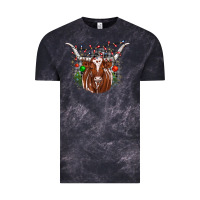 Cloud Black christmas  texas longhorn Vintage Tee - JahusDesignShop