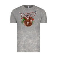 Cloud Rock christmas  texas longhorn Vintage Tee - JahusDesignShop