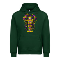 Forest Green mardi gras crawfish Urban Hoodie - FaDigitalArtStudio