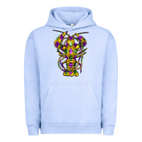 Pigment Grape Ice mardi gras crawfish Urban Hoodie - FaDigitalArtStudio