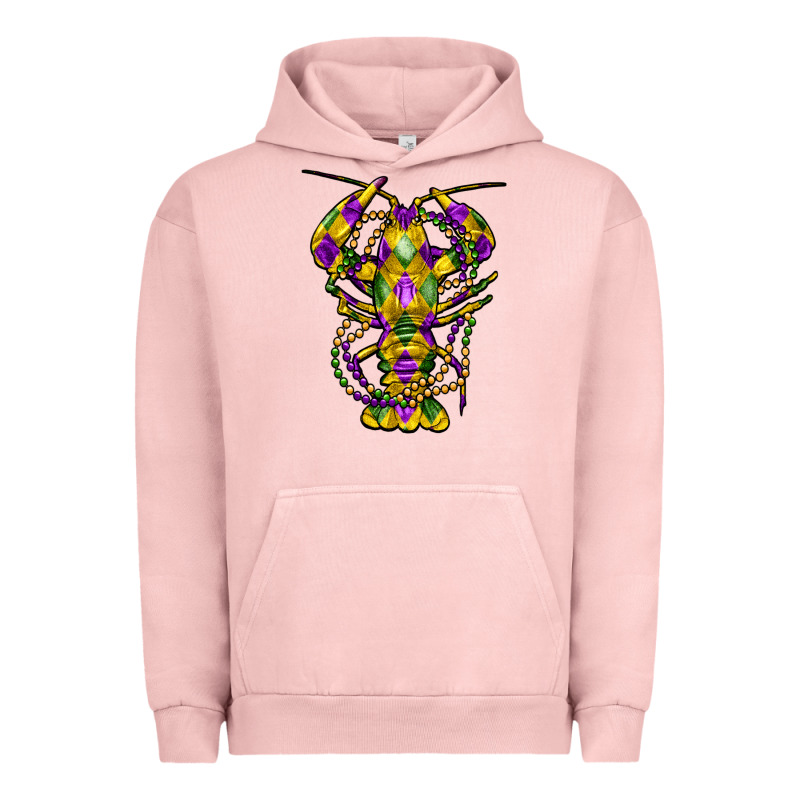 Mardi Gras Crawfish Urban Hoodie by FaDigitalArtStudio | Teevron