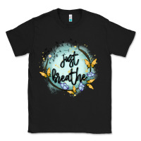Black just breathe Classic Tee - MaliasSmallBusiness