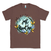 Chestnut just breathe Classic Tee - MaliasSmallBusiness
