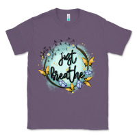 Lavender just breathe Classic Tee - MaliasSmallBusiness