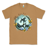 Toasted Coconut just breathe Classic Tee - MaliasSmallBusiness