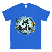 True Royal just breathe Classic Tee - MaliasSmallBusiness