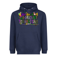 Navy medical laboratory technician mardi gras Heavyweight Hoodie - CowGirlArtShop