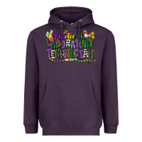 Plum medical laboratory technician mardi gras Heavyweight Hoodie - CowGirlArtShop