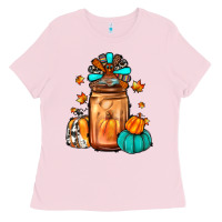 Bubblegum Pink thanksgiving coffee Ladies Tee - JahusDesignShop