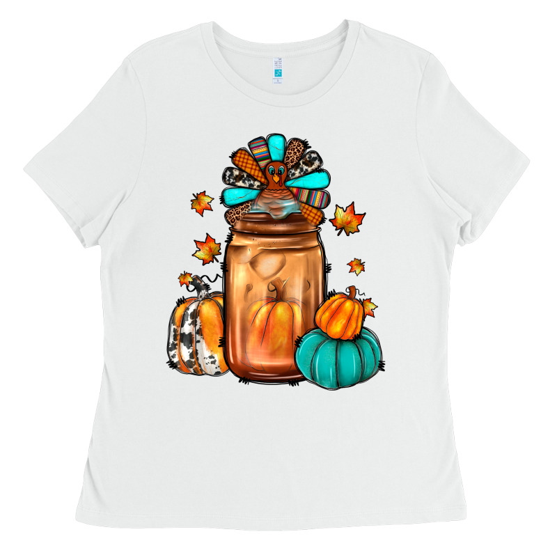 Thanksgiving Coffee Ladies Tee by JahusDesignShop | Teevron