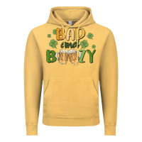 Vintage Mustard bad and boozy Vintage Hoodie - MaliasSmallBusiness