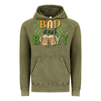 Vintage Olive bad and boozy Vintage Hoodie - MaliasSmallBusiness