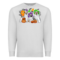 Dove Grey ghost dogs Premium Sweatshirt - CowGirlArtShop