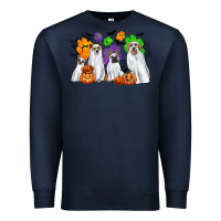 Navy ghost dogs Premium Sweatshirt - CowGirlArtShop