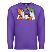 Purple ghost dogs Premium Sweatshirt - CowGirlArtShop