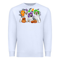 White ghost dogs Premium Sweatshirt - CowGirlArtShop