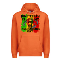 Carrot juneteenth is my independence day cowgirl Premium Hoodie - CowGirlArtShop