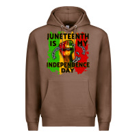 Chestnut juneteenth is my independence day cowgirl Premium Hoodie - CowGirlArtShop