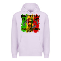 Lilac juneteenth is my independence day cowgirl Premium Hoodie - CowGirlArtShop