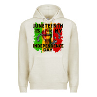 Oatmeal Heather juneteenth is my independence day cowgirl Premium Hoodie - CowGirlArtShop
