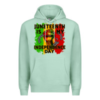 Seafoam juneteenth is my independence day cowgirl Premium Hoodie - CowGirlArtShop