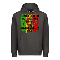 Smoke juneteenth is my independence day cowgirl Premium Hoodie - CowGirlArtShop