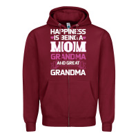 Burgundy Mom Grandma Zipper Hoodie - Bettercallsaul