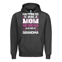 Charcoal Heather Mom Grandma Zipper Hoodie - Bettercallsaul