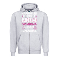 Heather Grey Mom Grandma Zipper Hoodie - Bettercallsaul