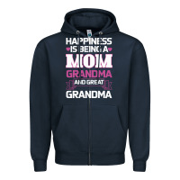 Navy Mom Grandma Zipper Hoodie - Bettercallsaul