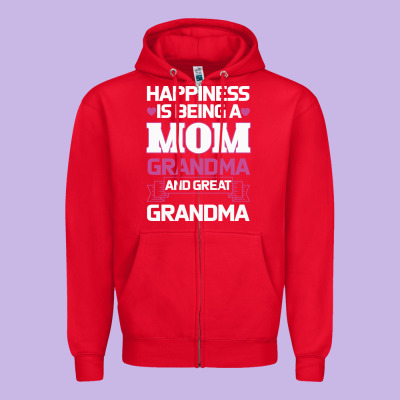 Mom Grandma Zipper Hoodie Designed By Bettercallsaul