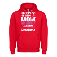 Red Mom Grandma Zipper Hoodie - Bettercallsaul