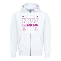 White Mom Grandma Zipper Hoodie - Bettercallsaul