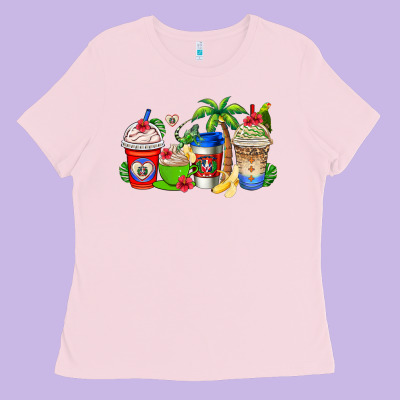 Dominican Republic Coffee Cups Ladies Tee Designed By Adodesignshop