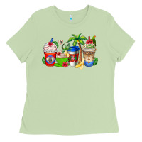 Matcha dominican republic coffee cups Ladies Tee - AdoDesignShop