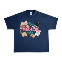Navy medical codler Urban Heavy Tee - MaliasSmallBusiness