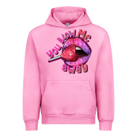 Fuchsia Pink You Blow Me Away Valentines Day Urban Hoodie - FaDigitalArtStudio