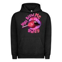 Pigment Black You Blow Me Away Valentines Day Urban Hoodie - FaDigitalArtStudio