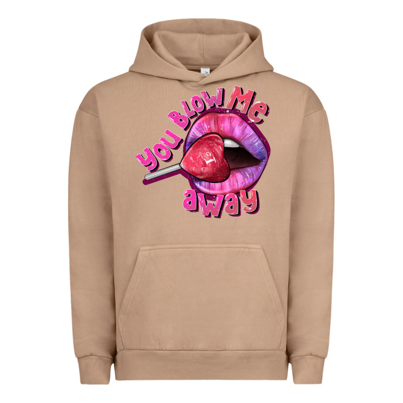 You Blow Me Away Valentines Day Urban Hoodie by FaDigitalArtStudio | Teevron